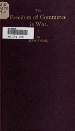 The freedom of commerce in war_cover