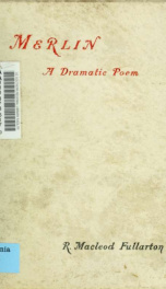 Merlin : a dramatic poem_cover