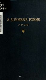 A summer's poems_cover
