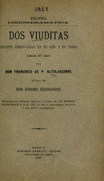 Dos viuditas : juguete cómico-lírico en un acto y en prosa_cover