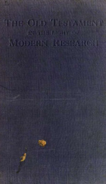 The Old Testament in the light of modern research_cover