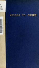 Verses to order_cover