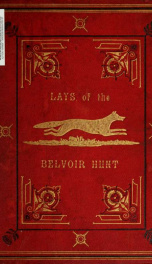 Lays of the Belvoir Hunt_cover