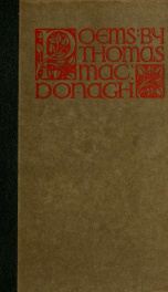Poetical works of Thomas MacDonagh_cover