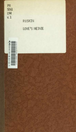 Love's meinie. Lectures on Greek and English birds_cover