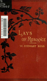 Lays of romance and chivalry_cover