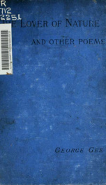 The lover of nature, and other poems_cover