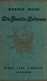 Die Familie Hellmann, Roman_cover
