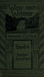 Wege nach Weimar; gesammelte Monatsblätter 4_cover