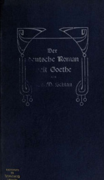 Der deutsche Roman seit Goethe_cover