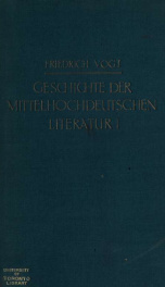 Geschichte der mittelhochdeutschen Literatur 1_cover