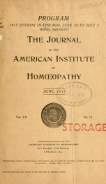 Journal - American Institute of Homopathy 7, no.12_cover