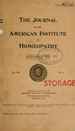 Journal - American Institute of Homopathy 7, no.5_cover