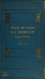 Wilhelm und Caroline von Humboldt in ihren Briefen; 7_cover