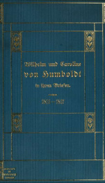 Wilhelm und Caroline von Humboldt in ihren Briefen; 5_cover