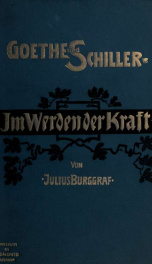 Goethe und Schiller, im Werden der Kraft_cover