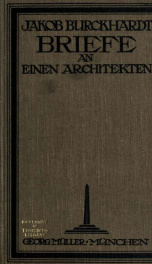 Briefe an einen Architekten 1870-1889_cover