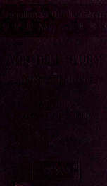 Vor dem Sturm, Roman aus dem Winter 1812 auf 13;_cover