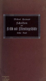 Schriften zur Kritik und Litteraturgeschichte 1_cover