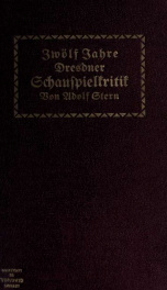 Zwölf Jahre Dresdner Schauspielkritik_cover