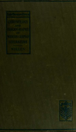 A chronology and practical bibliography of modern German literature_cover