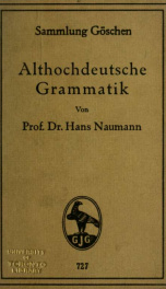 Althochdeutsche Grammatik_cover