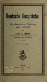 Deutsche Gespräche mit phonetischer Einleitung und Umschrift_cover