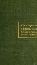 The religion of a literary man. (Religio scriptoris)_cover