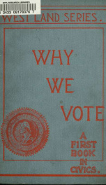 Why we vote : a discussion of the government of the state of Washington_cover