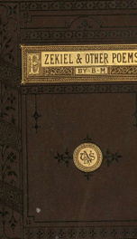 Ezekiel and other poems_cover