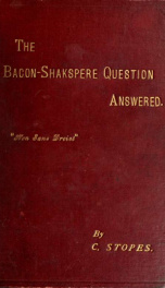 The Bacon-Shakspere question answered_cover