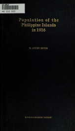 Population of the Philippine Islands in 1916 (población de las islas Filipinas en 1916)_cover