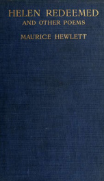 Helen redeemed, and other poems_cover
