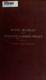 Mount McKinley and mountain climbers' proofs_cover