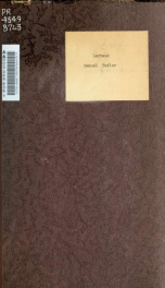 Samuel Butler. Conférence faite le 3 Novembre 1920 à la Maison des amis des livres_cover