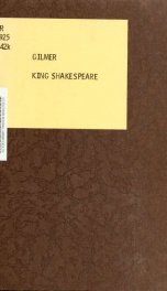 King Shakespeare; a masque of praise for the Shakespeare tercentenary written for the Drama league of Boston_cover