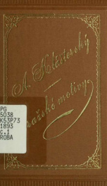 Praské motivy : básn : 1888-1893_cover
