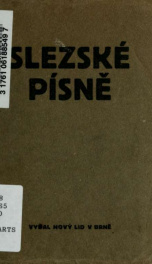 Slezské písn_cover