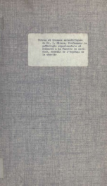 Titres et travaux scientifiques du Dr. I. Straus, professeur de pathologie expérimentale et comparée à la Faculté de médicine, médecin de l'Hôpital de la charité_cover