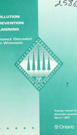 Pollution prevention planning : guidance document and workbook_cover