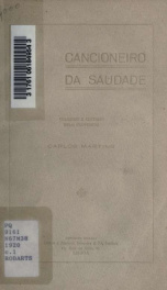 Cancioneiro da saudade : coligido e editado_cover