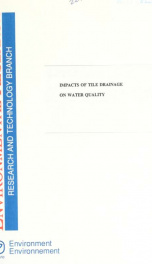 Impacts of tile drainage on water quality : report_cover