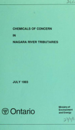 Chemicals of concern in Niagara River tributaries, 1988-89_cover