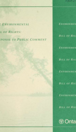 Environmental Bill of Rights : Response to Public Comment_cover