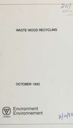 Waste wood recycling : report_cover