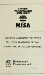 Economic assessment of water pollution abatement options for Ontario petroleum refineries_cover