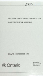 Greater Toronto Area 3Rs analysis [microform] 5_cover