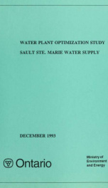 Sault Ste. Marie water supply_cover