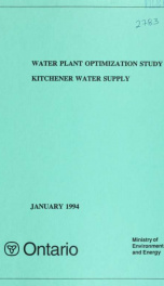 Kitchener water supply_cover