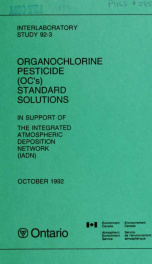 Organochlorine Pesticide (Oc's) Standard Solutions_cover